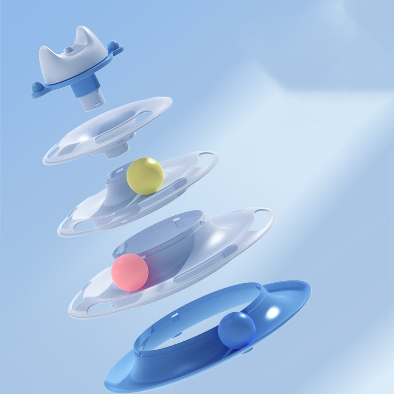 Interactive Insect Cat Spinner Toy